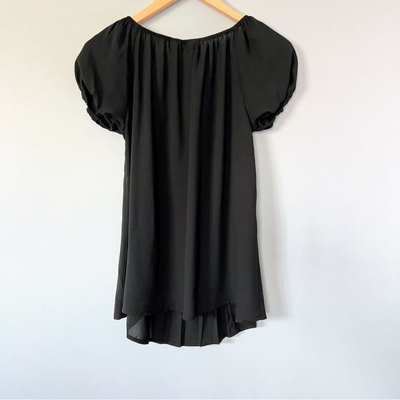 Eva Mendes Black Rita Sheer Peasant Blouse size XS - Picture 6 of 6